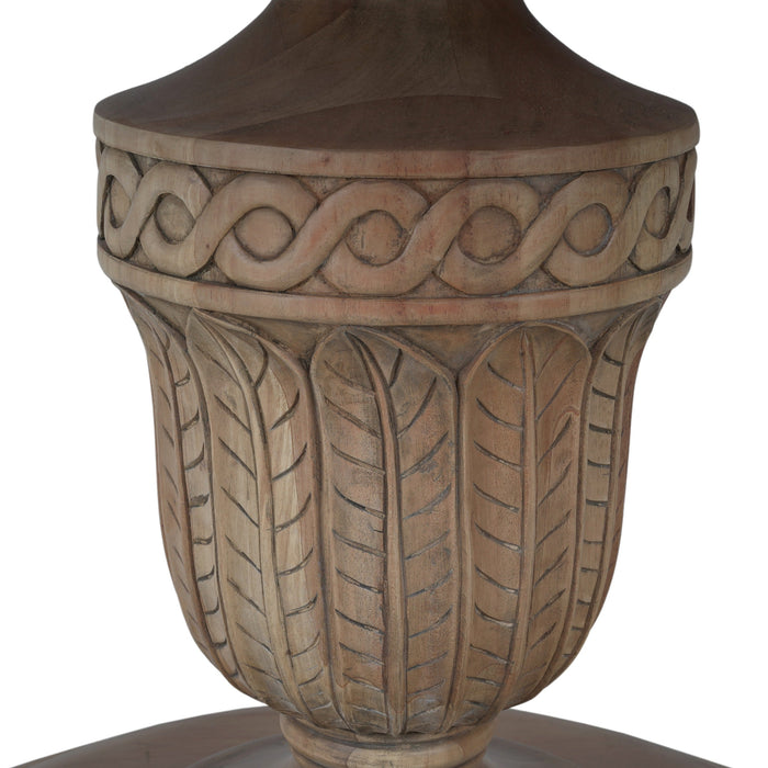 Bramble - Colman Round Dining Table w/ Carved Base - BR-27885 - GreatFurnitureDeal