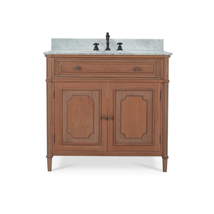 Bramble - Nantes Single Vanity w/ Sink & Marble Top - BR-27906 - GreatFurnitureDeal