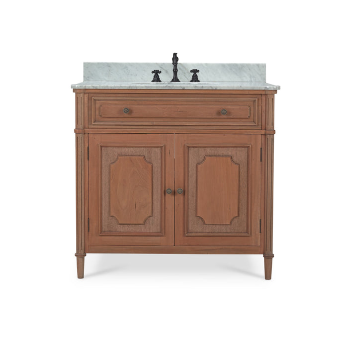 Bramble - Nantes Single Vanity w/ Sink & Marble Top - BR-27906 - GreatFurnitureDeal