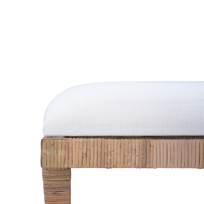 Bramble - Renoir Rattan X Bench Medium - BR-27918 - GreatFurnitureDeal