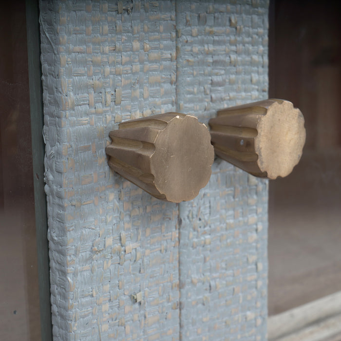 Bramble - Kagu 2 Doors Sideboard w/ Raffia - BR-27938 - GreatFurnitureDeal