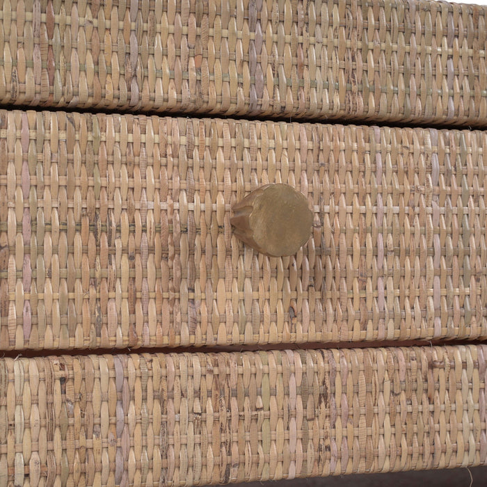 Bramble - Kagu 6 Drawer Coffee Table w/ Rattan - BR-27976 - GreatFurnitureDeal