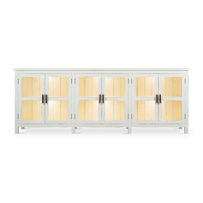 Bramble - Madrone 6 Door Sideboard w/ 6 LED - BR-67922 - GreatFurnitureDeal