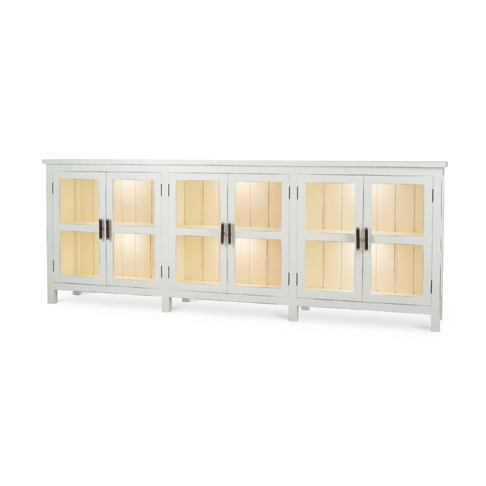 Bramble - Madrone 6 Door Sideboard w/ 6 LED - BR-67922 - GreatFurnitureDeal