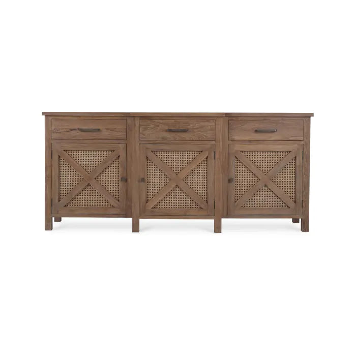 Bramble - Silvia 3 Door Sideboard - Reclaimed Teak - BR-85054 - GreatFurnitureDeal