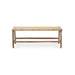 Bramble - Logan Bench w/ Rattan - Teak - BR-85080 - GreatFurnitureDeal