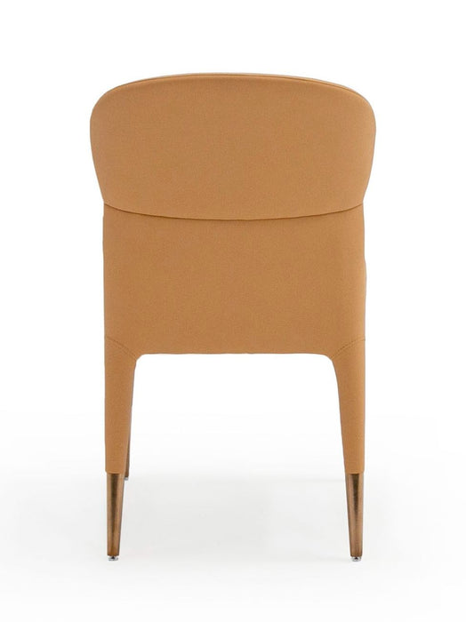 VIG Furniture - Modrest Ogden - Modern Peach & Rosegold Dining Chair (Set of 2) - VGCS-CH-17193 - GreatFurnitureDeal