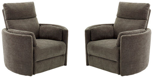 Parker Living - Radius Manual Swivel Recliner in Krypton (Set of 2) - MRAD#812GSP-2-KRY - GreatFurnitureDeal