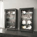 ESF Furniture - Aris 2 Door Vitrine in Onyx - ARIS2DOORVITRINE - GreatFurnitureDeal