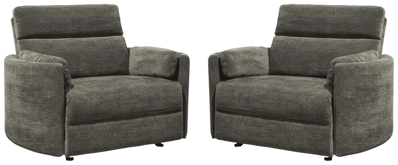 Parker Living - Radius Extra Wide Power Glider Recliner in Krypton (Set of 2) - MRAD#812GP-XL-2-KRY - GreatFurnitureDeal