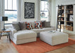 Jackson Furniture - Arlo Oyster 3 Piece Sectional Sofa - 404573170328265128-3SEC - GreatFurnitureDeal