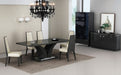 American Eagle Furniture - P112 Gray Walnut Finish Vitrine - DD-P112 - GreatFurnitureDeal