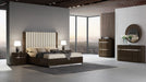 American Eagle Furniture - P115 Dark Walnut Finish Queen Bed - B-P115-Q - GreatFurnitureDeal