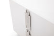 VIG Furniture - Modrest Token Modern White Stainless Steel Queen Bedroom Set - VGVCBD815-SET-WHT-Q - GreatFurnitureDeal
