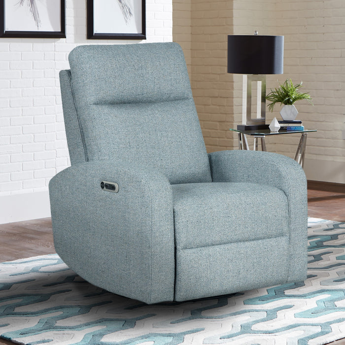 Parker Living - Thriller Power Swivel Glider Recliner in Natural Beauty Blue (Set of 2) - MTHR#812GSP-2-NBB - GreatFurnitureDeal