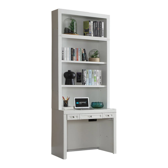 Parker House - Catalina 2 Piece Library Desk and Hutch in Cottage White - CAT#460-2 - GreatFurnitureDeal