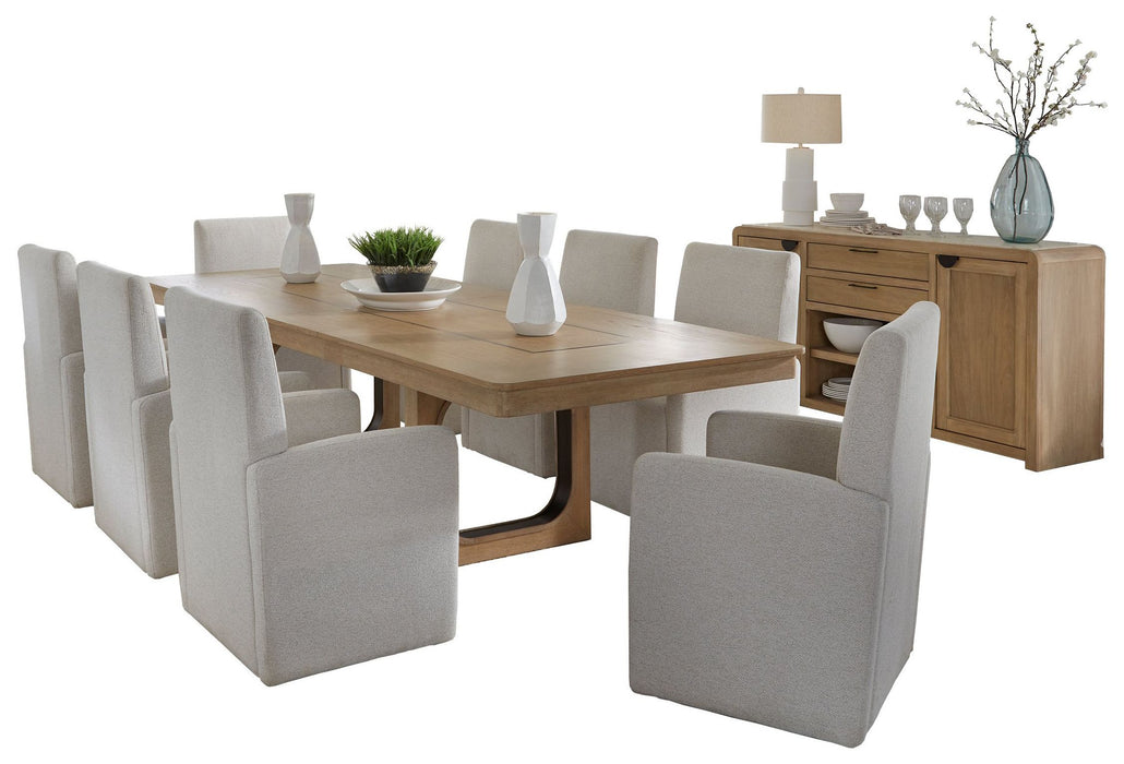 Parker House - Escape 10 Piece Dining Table Set in Glazed Natural Oak - DESC-10PC-84REC-72-2618 - GreatFurnitureDeal