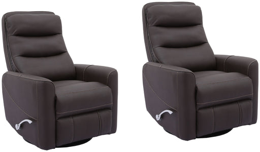 Parker Living - Hercules Swivel Glider Recliner in Chocolate (Set of 2) - MHER#812GS-2-CHO - GreatFurnitureDeal