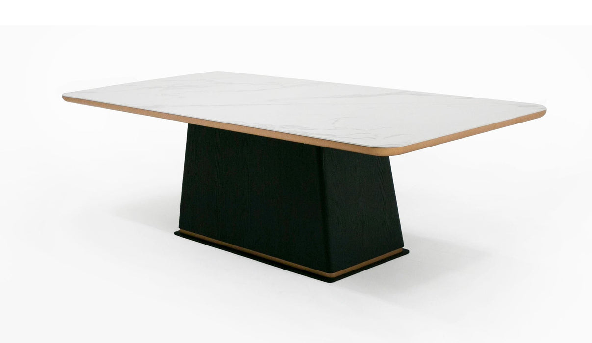 VIG Furniture - Modrest Peak XL Modern Black Oak Dining Table - VGHB-350T8 - GreatFurnitureDeal