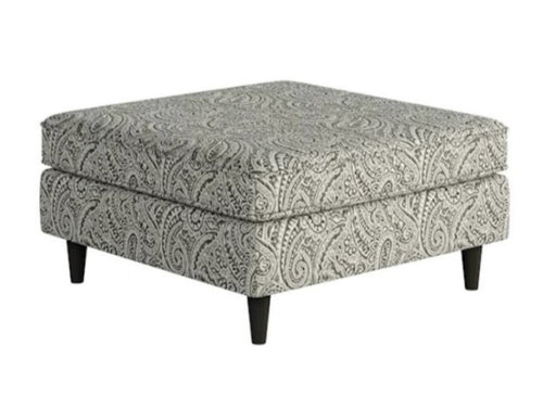 Southern Home Furnishings - Regency Cocktail Ottoman in Grey - 170-C Regency Iron-MTO - GreatFurnitureDeal