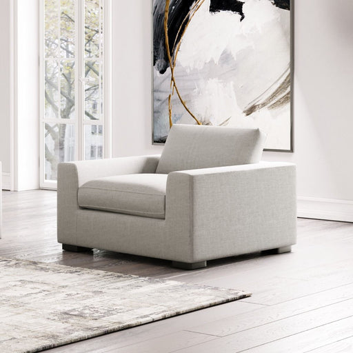 VIG Furniture - Divani Casa Poppy Modern White Fabric Lounge Chair - VGKK-KF1031-WHT-C - GreatFurnitureDeal