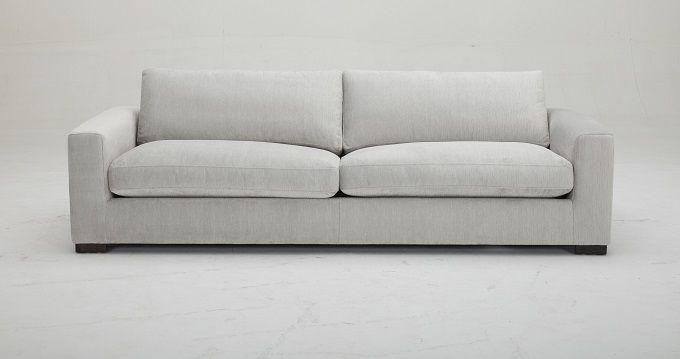 VIG Furniture - Divani Casa Poppy Modern White Fabric Long Sofa - VGKK-KF1031-WHT-4S - GreatFurnitureDeal