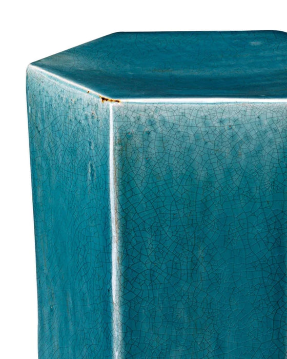 Jamie Young Company - Porto Side Table Blue - Small - 20PORT-SMAZ - GreatFurnitureDeal
