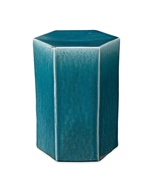 Jamie Young Company - Porto Side Table Blue - Small - 20PORT-SMAZ - GreatFurnitureDeal