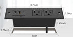 Replacement Power Strip for Sofa & Loveseat Consoles - USB, USB C and Power Outlet - GreatFurnitureDeal
