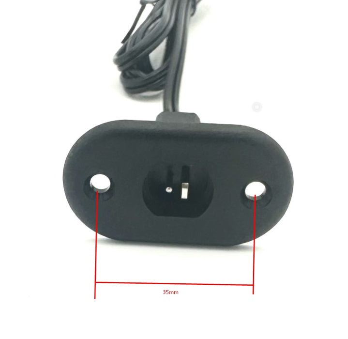 Replacement Power Socket for Flexsteel power recliners and others with 2 pins - GreatFurnitureDeal