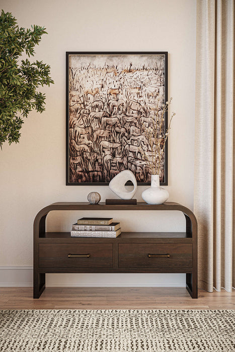 Bramble - Vannes Console Table w/ 2 Drawers - BR-28527 - GreatFurnitureDeal