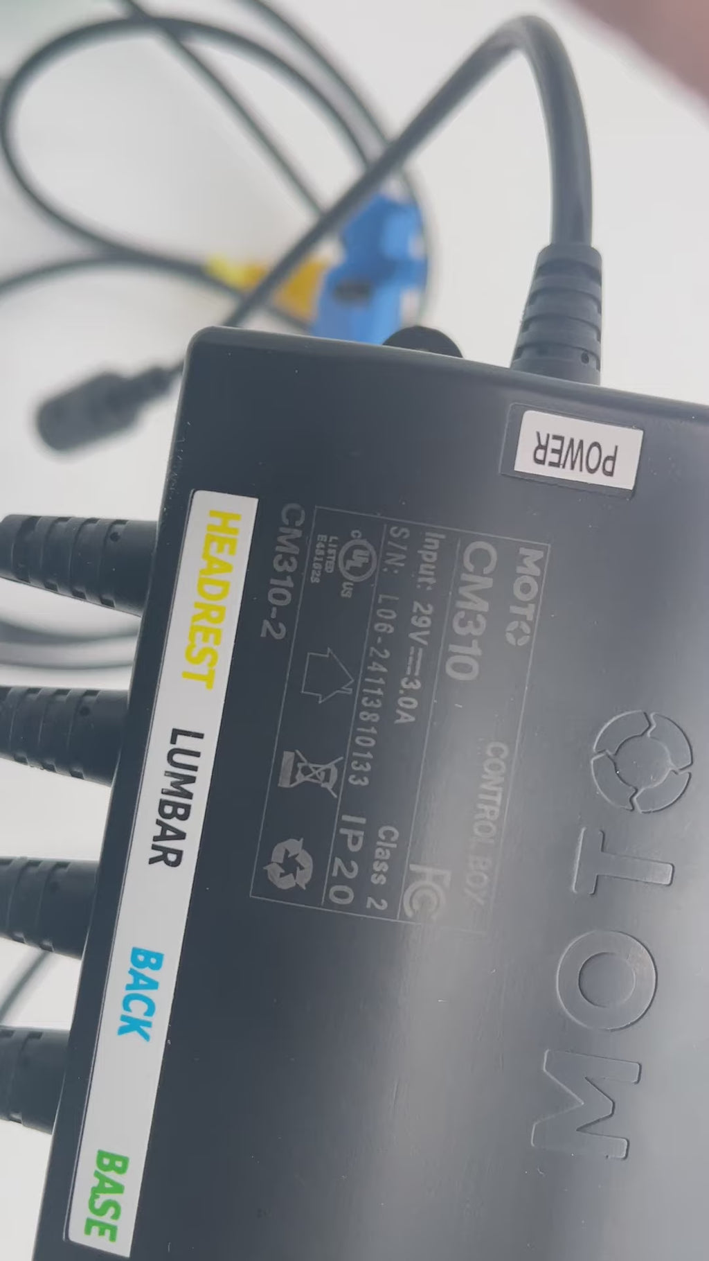 Moto Motor Chair Replacement Control Box - CM310 / CM310-1 / CM310-2 - GreatFurnitureDeal