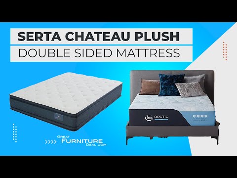 Serta Mattress - Chateau Plush Double Sided 14 " King Mattress Set - Chateau II Plush - 14-KING-SET - GreatFurnitureDeal