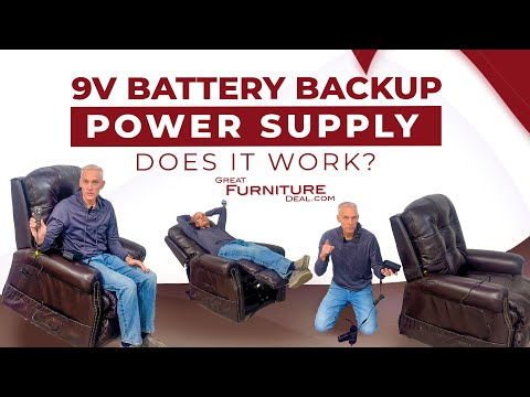 La-Z-Boy - Power Recliner Replacement Power Supply Adapter with Battery Backup - 2 Pin Connection - GreatFurnitureDeal