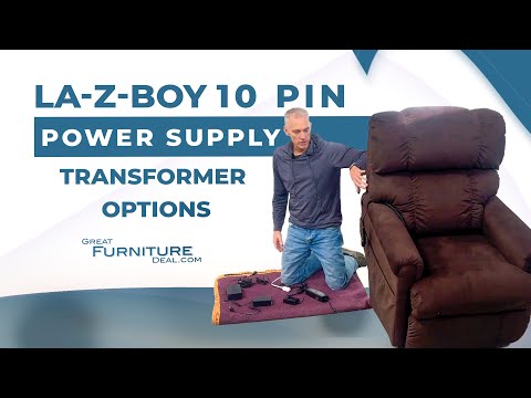 La-Z-Boy - Power Recliner Replacement Power Supply w/ 10-Pin Adapter - GreatFurnitureDeal