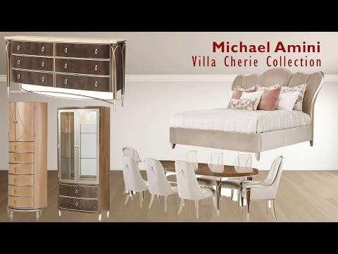 AICO Furniture - Villa Cherie Caramel Oval Cocktail Table in Chardonnay - N9008201-134 - GreatFurnitureDeal