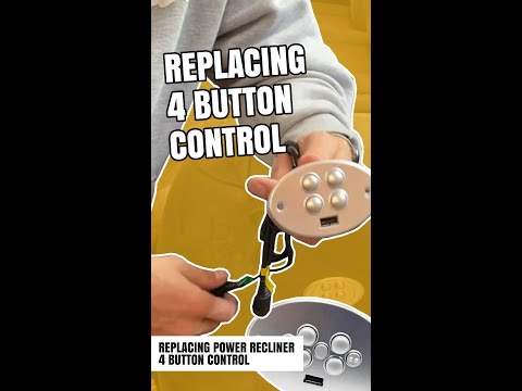 Ashley Furniture - Flexsteel - Standard 3 Button - Power Headrest & Power Recline & Power Lumbar Replacement Button Control with USB - 1x - 8 pin - KDH166A-003 - GreatFurnitureDeal