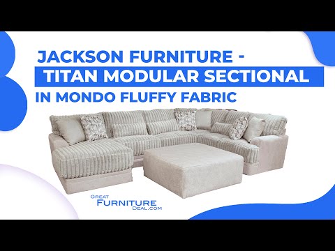 Jackson Furniture - Titan 4 Piece Sectional Sofa in Moonstruck - 3480-62-59-30-76-MOON - GreatFurnitureDeal