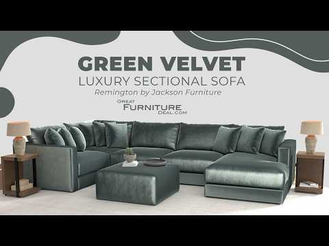 Jackson Furniture - Remington 5 Piece Modular Sectional in Pine - 2245-75-31-31-59-37-PINE-MTO - GreatFurnitureDeal