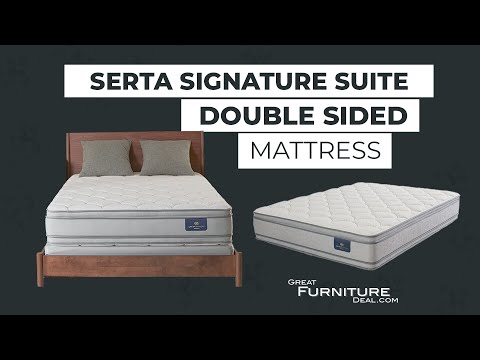 Serta Mattress - Signature Suite X Hotel Double Sided 13.25" Plush Cal King Size Mattress - Signature Suite X-CAL KING - GreatFurnitureDeal