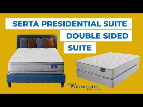 Serta Mattress - Presidential Suite Hotel One Sided 14.25" Plush Full Mattress - Presidential Suite -PLUSH-FULL - GreatFurnitureDeal