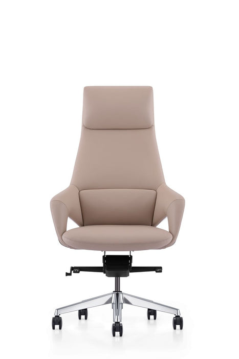 VIG Furniture - Modrest - Prost Modern Beige High Back Executive Office Chair - VGFU-FK005-A-BG-OFF-CH