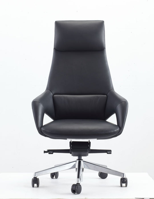VIG Furniture - Modrest - Prost Modern Black High Back Executive Office Chair - VGFU-FK005-A-BLK-OFF-CH - GreatFurnitureDeal