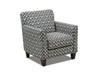 Southern Home Furnishings - Hollyhock Accent Chair in Multi - 25-02 Hollyhock Carbon - GreatFurnitureDeal