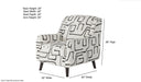 Southern Home Furnishings - Fossil Accent Chair in Ebony - 240-C Fossil Ebony - GreatFurnitureDeal