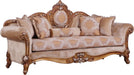 European Furniture - Raffaello Sofa in Beige & Gold - 41026-S - GreatFurnitureDeal