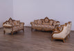 European Furniture - Raffaello Sofa in Beige & Gold - 41026-S - GreatFurnitureDeal