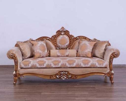 European Furniture - Raffaello Sofa in Beige & Gold - 41026-S - GreatFurnitureDeal