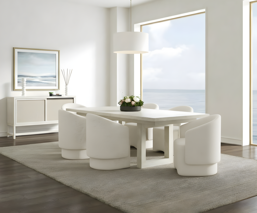 ART Furniture - Cotiere Rectangular Dining Table in Linen - 299222-2349