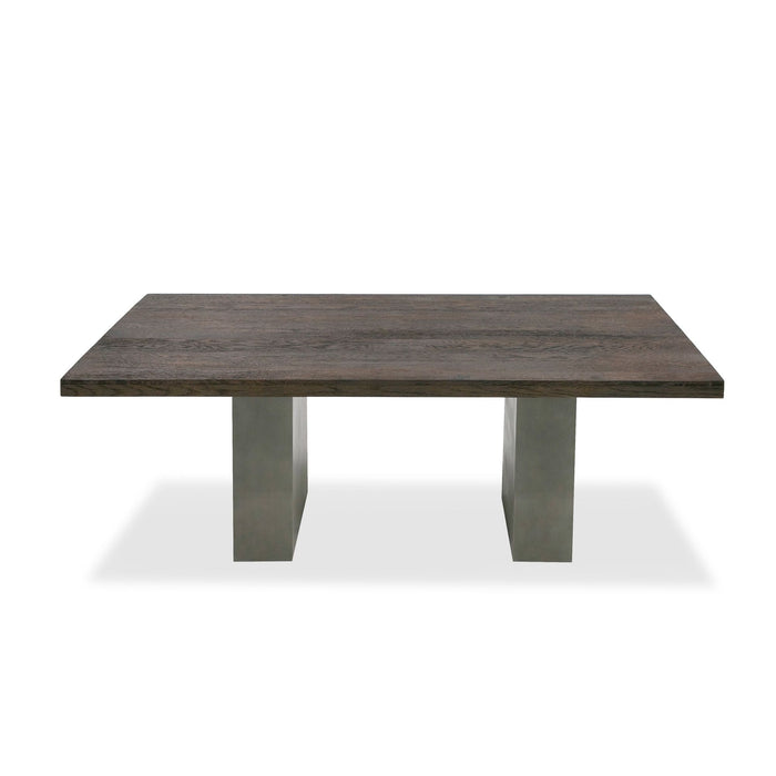 VIG Furniture - Modrest Renzo Modern Oak & Concrete 79" Dining Table - VGGRRENZO-79 - GreatFurnitureDeal